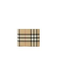 Portefeuille slim en cuir à motif Vintage check - Archive Beige