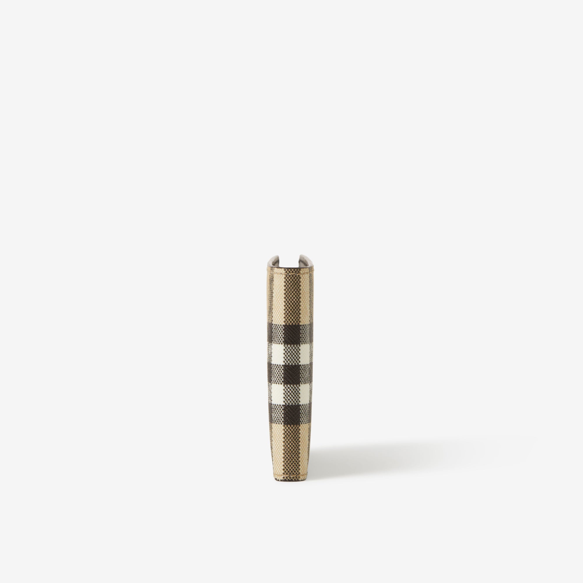 Portefeuille slim en cuir à motif Vintage check - Archive Beige