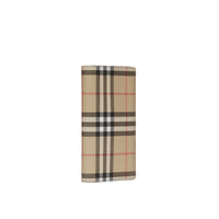 Portefeuille continental à motif Vintage check - Archive Beige