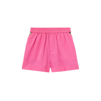 Short en coton mélangé à à motif Vintage check - Bubblegum Pink