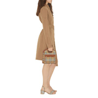 Robe chemise ceinturée à étiquette Prorsum - Camel
