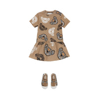 Jupe en coton à imprimé Thomas Bear - Archive Beige