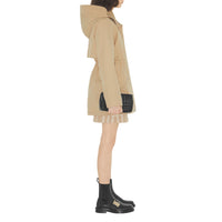 Parka à capuche en gabardine tropicale - Soft Fawn