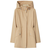 Parka à capuche en gabardine tropicale - Soft Fawn