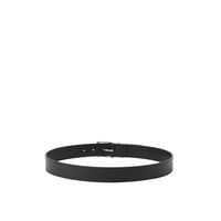 Ceinture en cuir - Black & Silver
