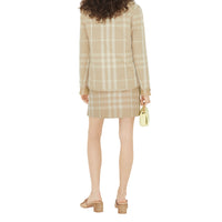 Veste matelassée à motif check - Soft Fawn Check