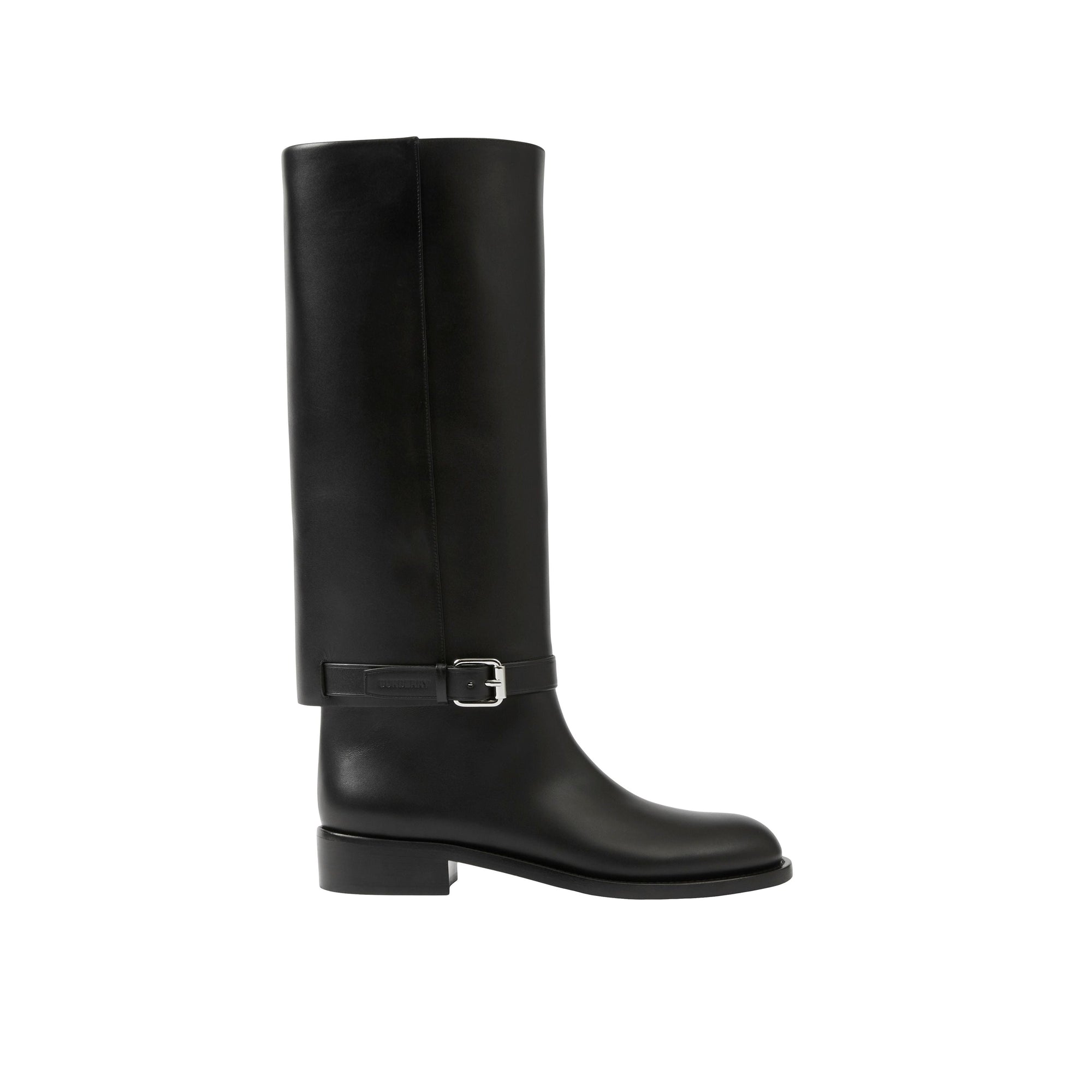 Bottes hautes en cuir - Black