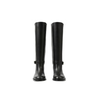Bottes hautes en cuir - Black