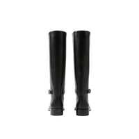 Bottes hautes en cuir - Black
