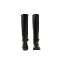 Bottes hautes en cuir - Black