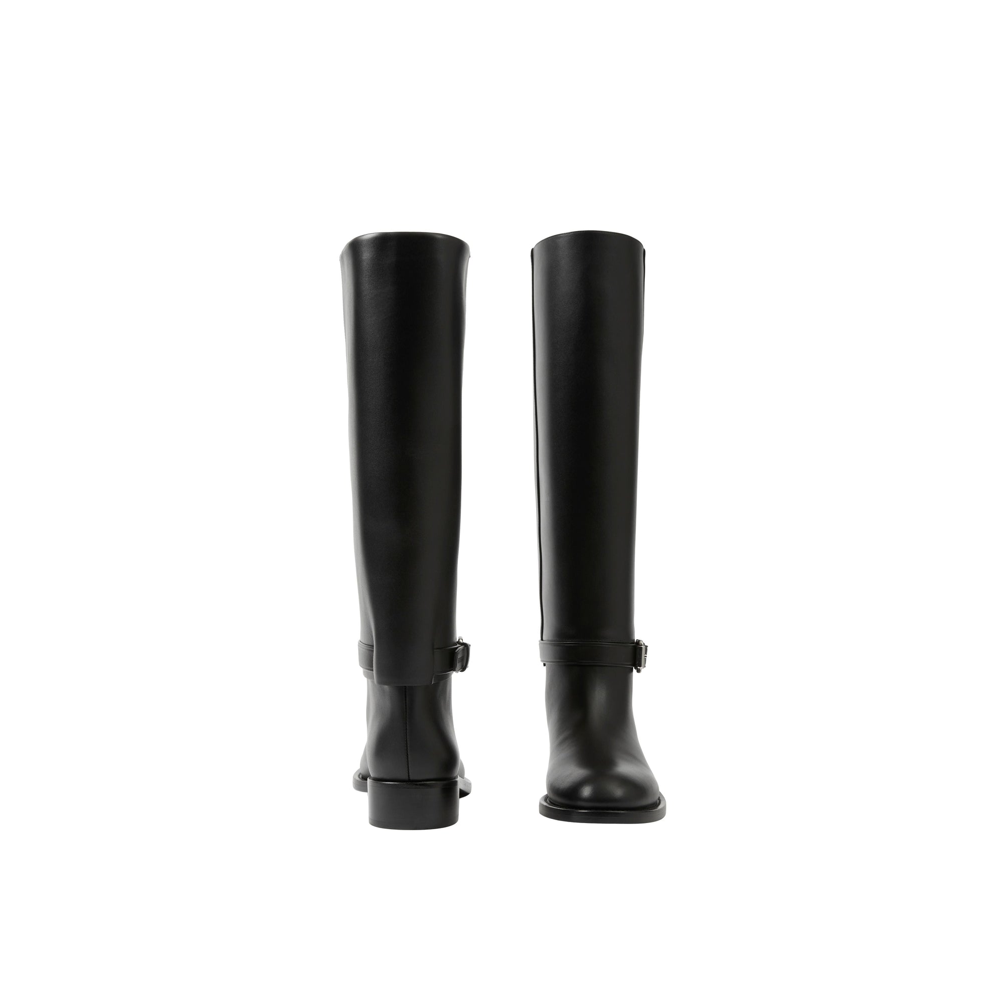 Bottes hautes en cuir - Black