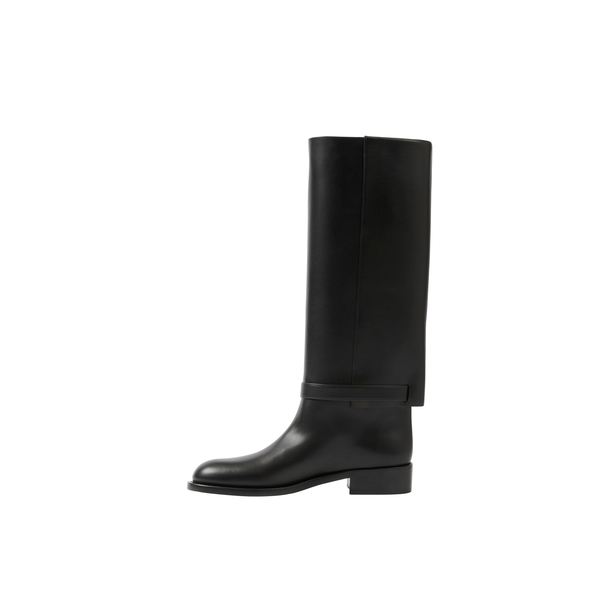 Bottes hautes en cuir - Black