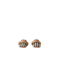 Chaussons en coton mélangé à motif check - Archive Beige Check