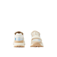 Sneakers à carreaux multi-matières - Soft Blue Check
