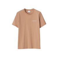 T-shirt à motif monogramme - Sandy Brown