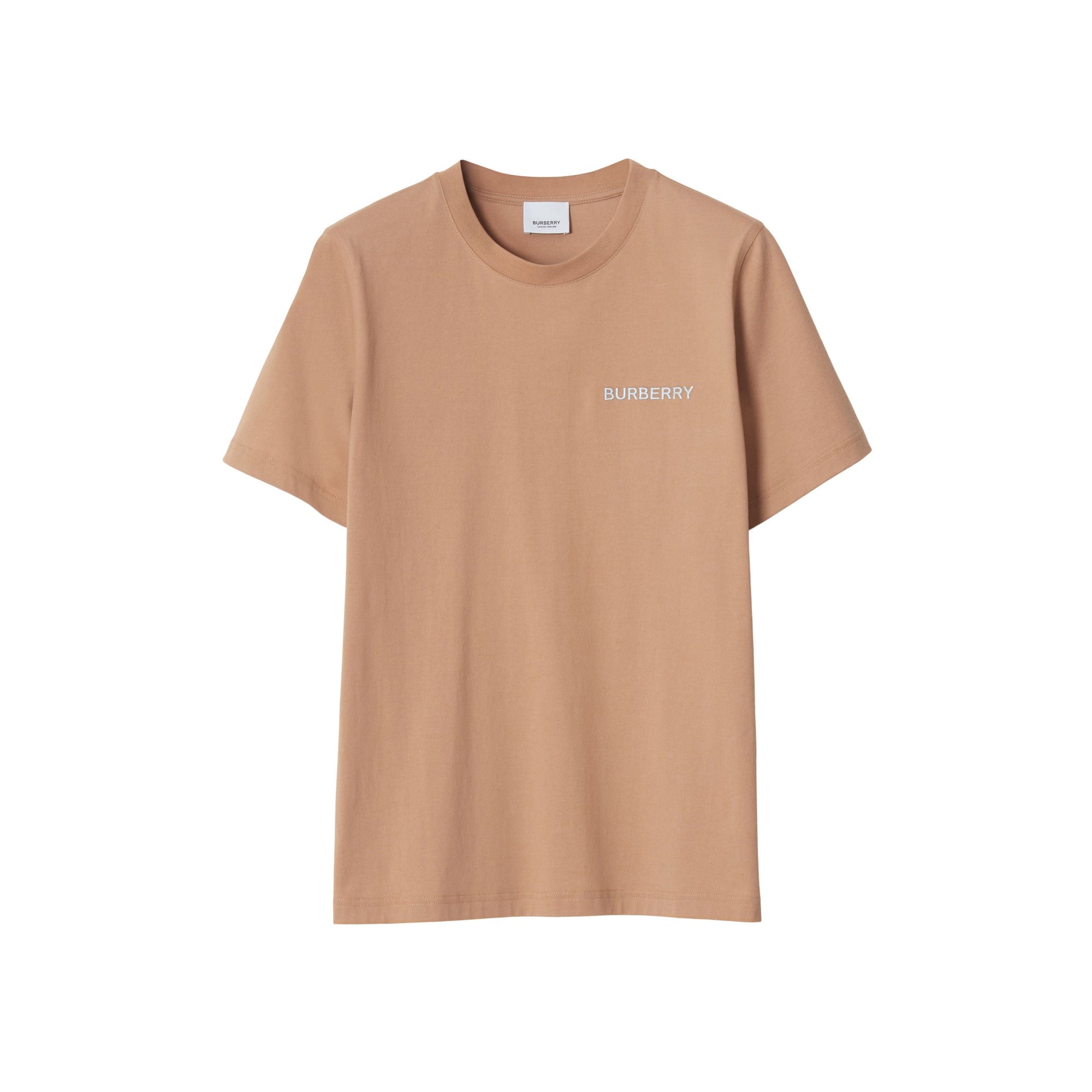 T-shirt à motif monogramme - Sandy Brown