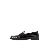 Mocassins Penny Loafers en cuir à pièce - Black