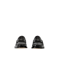 Mocassins Penny Loafers en cuir à pièce - Black