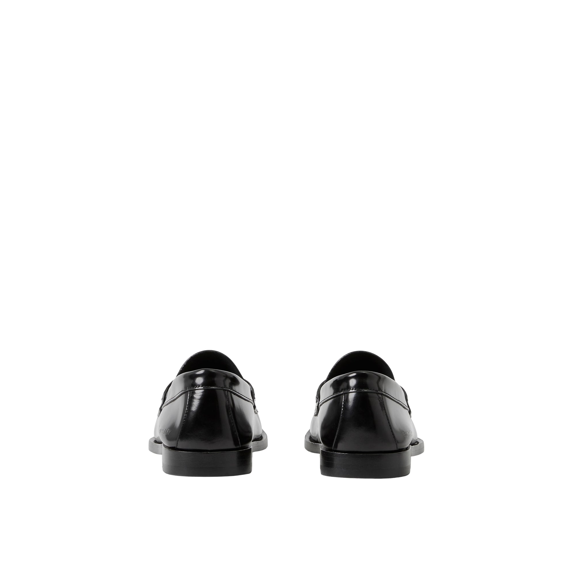 Mocassins Penny Loafers en cuir à pièce - Black