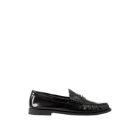 Mocassins Penny Loafers en cuir à pièce - Black