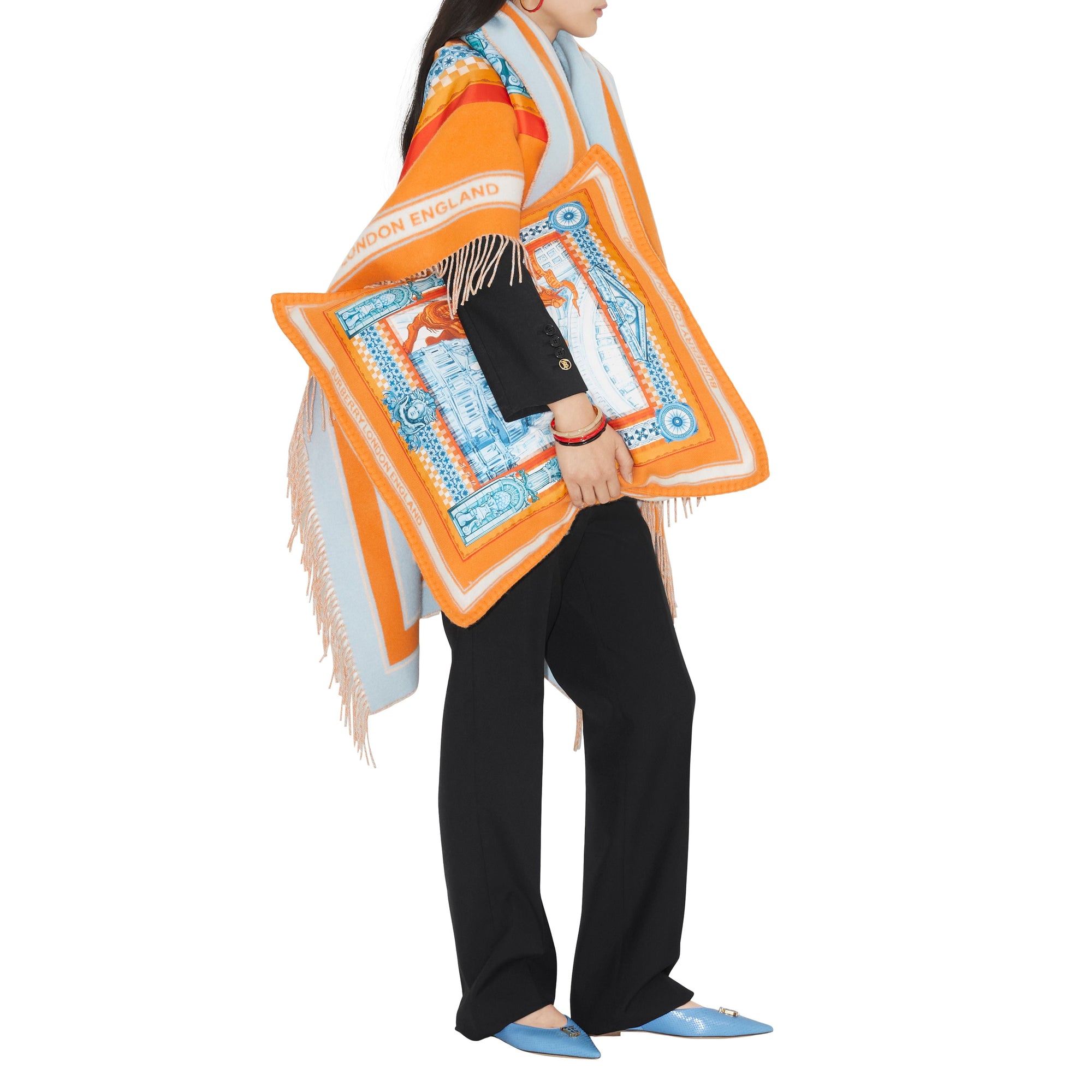 Housse de coussin en cachemire - Bright Orange