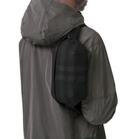 Sac ceinture Sonny à motif carreaux - Charcoal