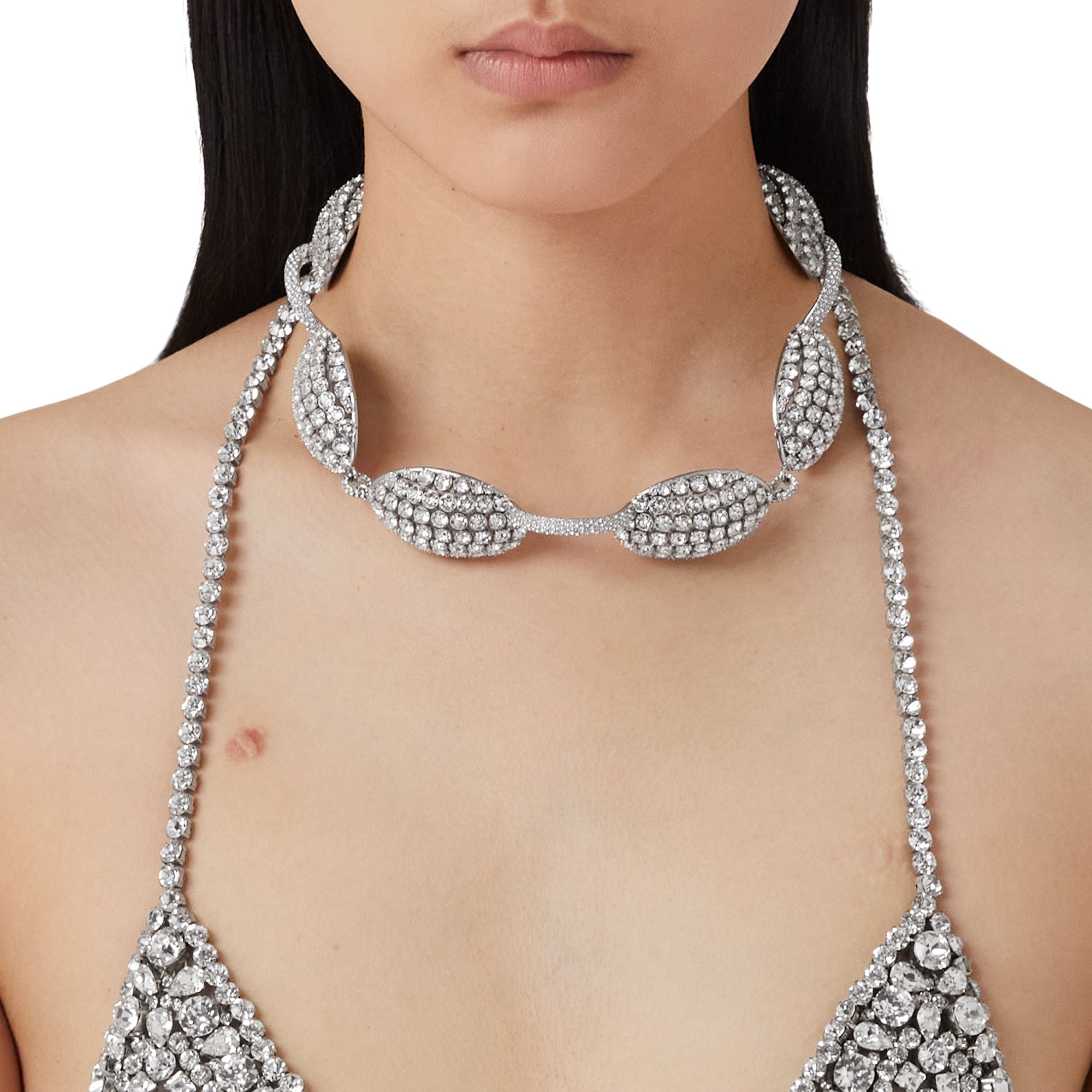 Collier à cristaux - Palladio & Crystal