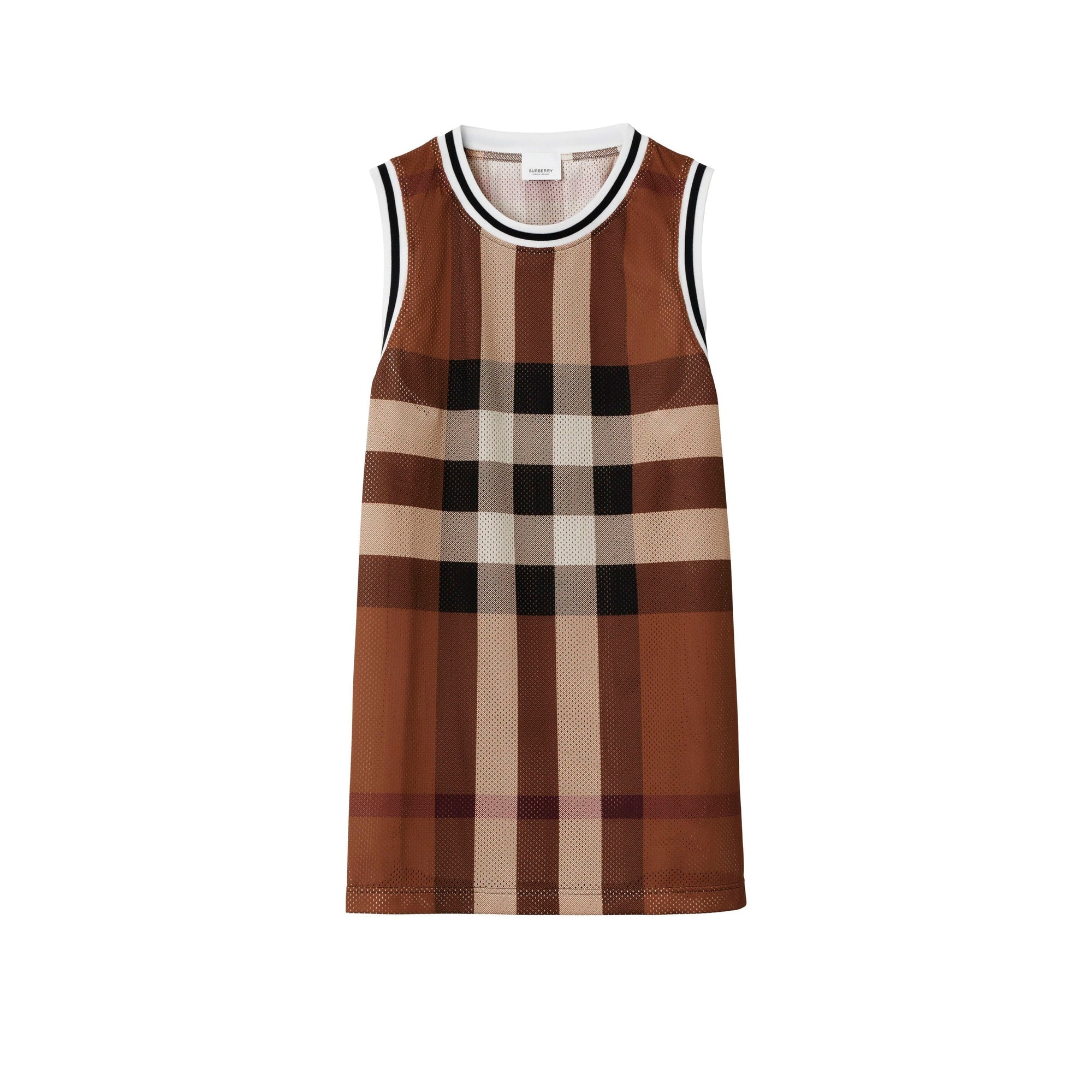 Débardeur à motif check - Dark Birch Brown