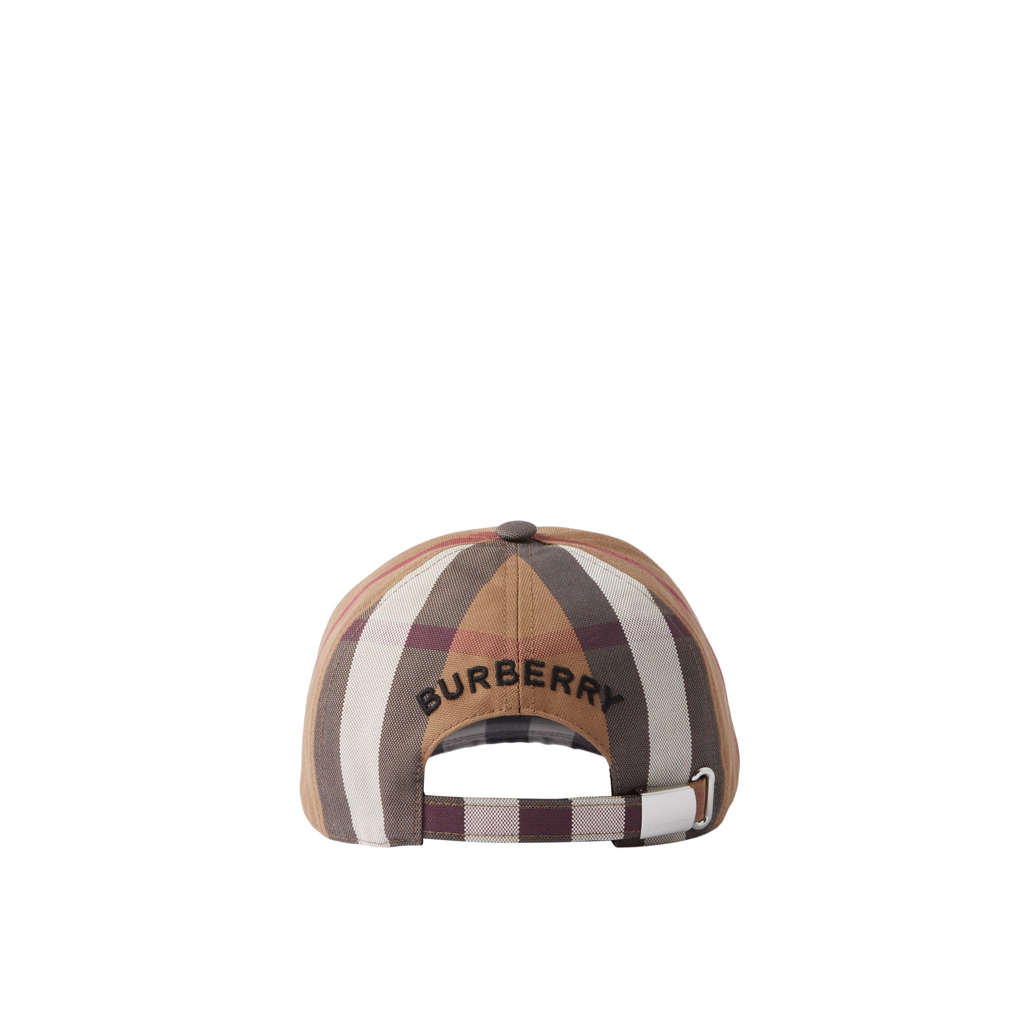 Casquette en coton à carreaux - Dark Birch Brown Check