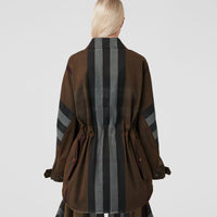 Veste cargo à motif check - Dark Birch Brown Check