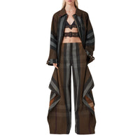 Veste cargo à motif check - Dark Birch Brown Check