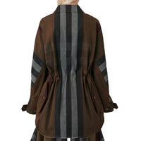 Veste cargo à motif check - Dark Birch Brown Check