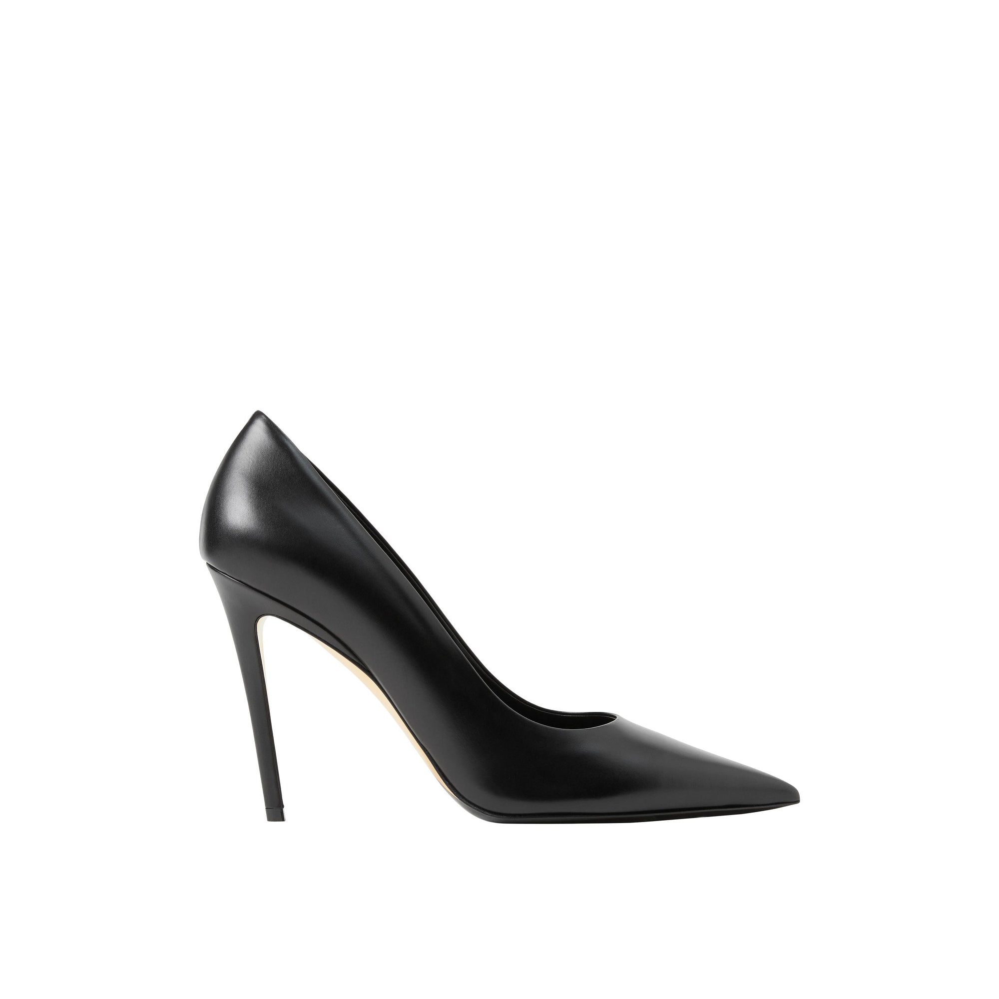 Escarpins à bout pointu en cuir - Black