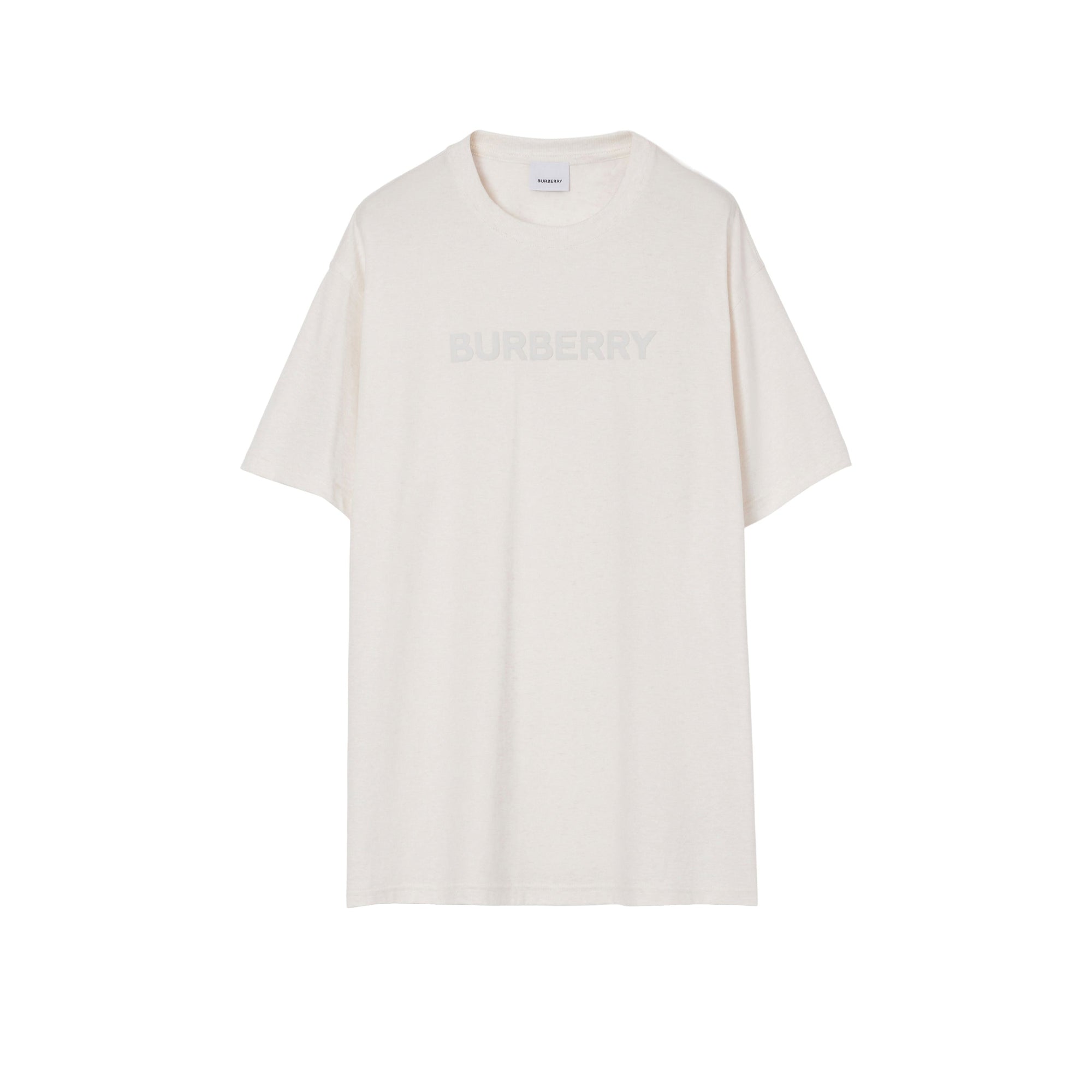 T-shirt classique à logo - Oatmeal Melange