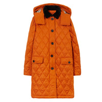 Manteau matelassé à capuche amovible - Rust