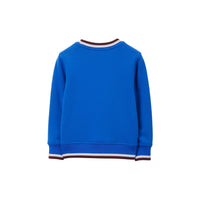Sweat en coton à motif campus - Canvas Blue
