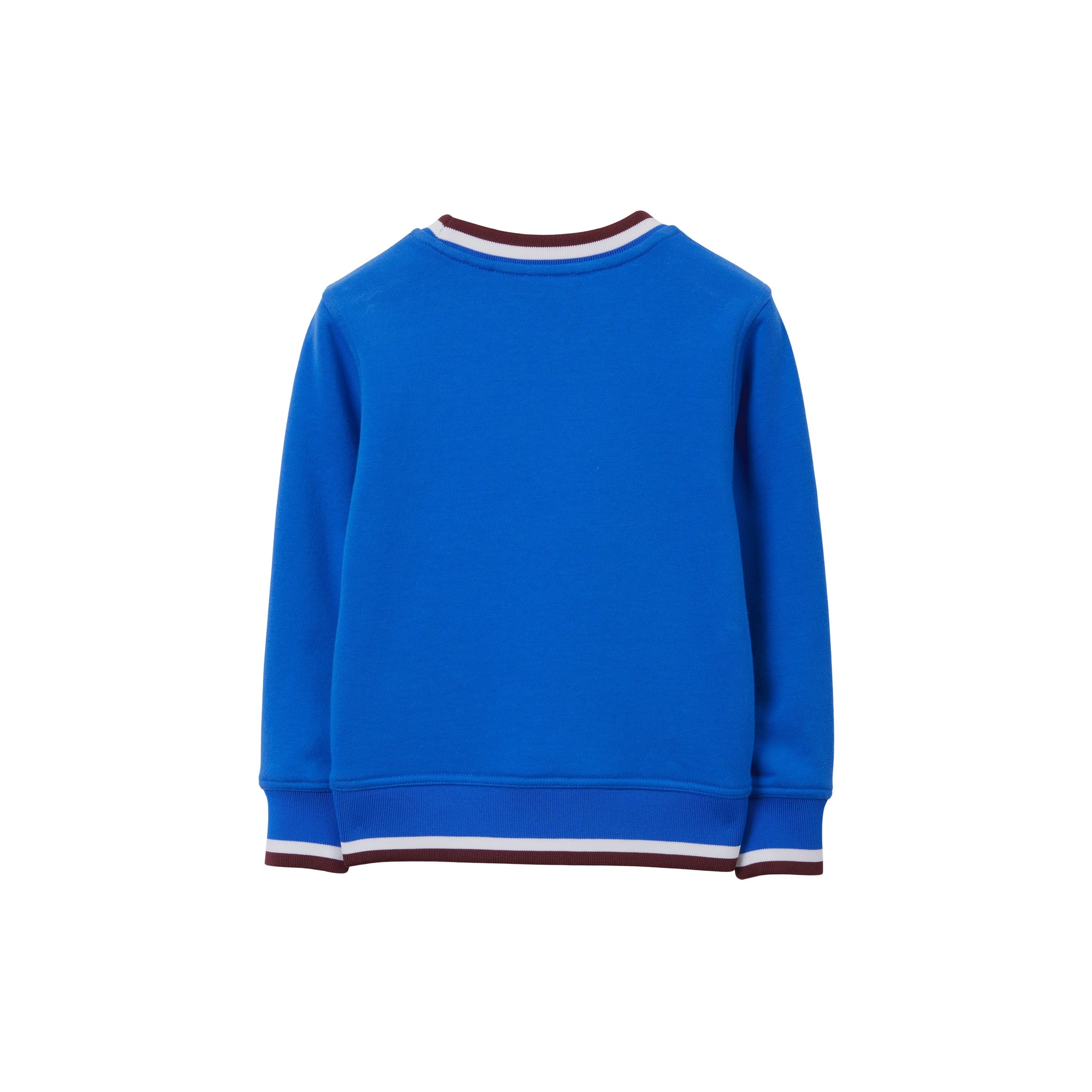 Sweat en coton à motif campus - Canvas Blue