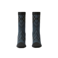 Bottes façon chaussettes à motif check - Charcoal & Grey Check