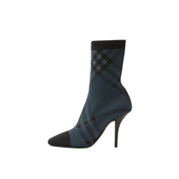 Bottes façon chaussettes à motif check - Charcoal & Grey Check