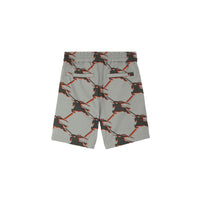Short en coton stretch à motif cavalier - Cool Charcoal Grey