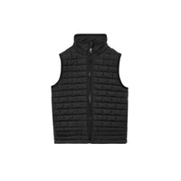 Veste sans manches matelassée à motif campus - Black