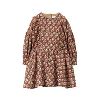 Robe en coton et soie à imprimé Thomas Bear - Scarlet Ornge