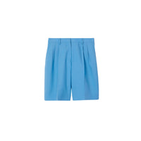 Short ajusté en laine monogramme - Cool Cornflower Blue