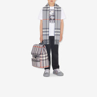 T-shirt en coton Thomas Bear - White & Charcoal Grey