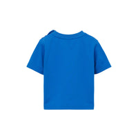 T-shirt en coton à motif campus - Canvas Blue
