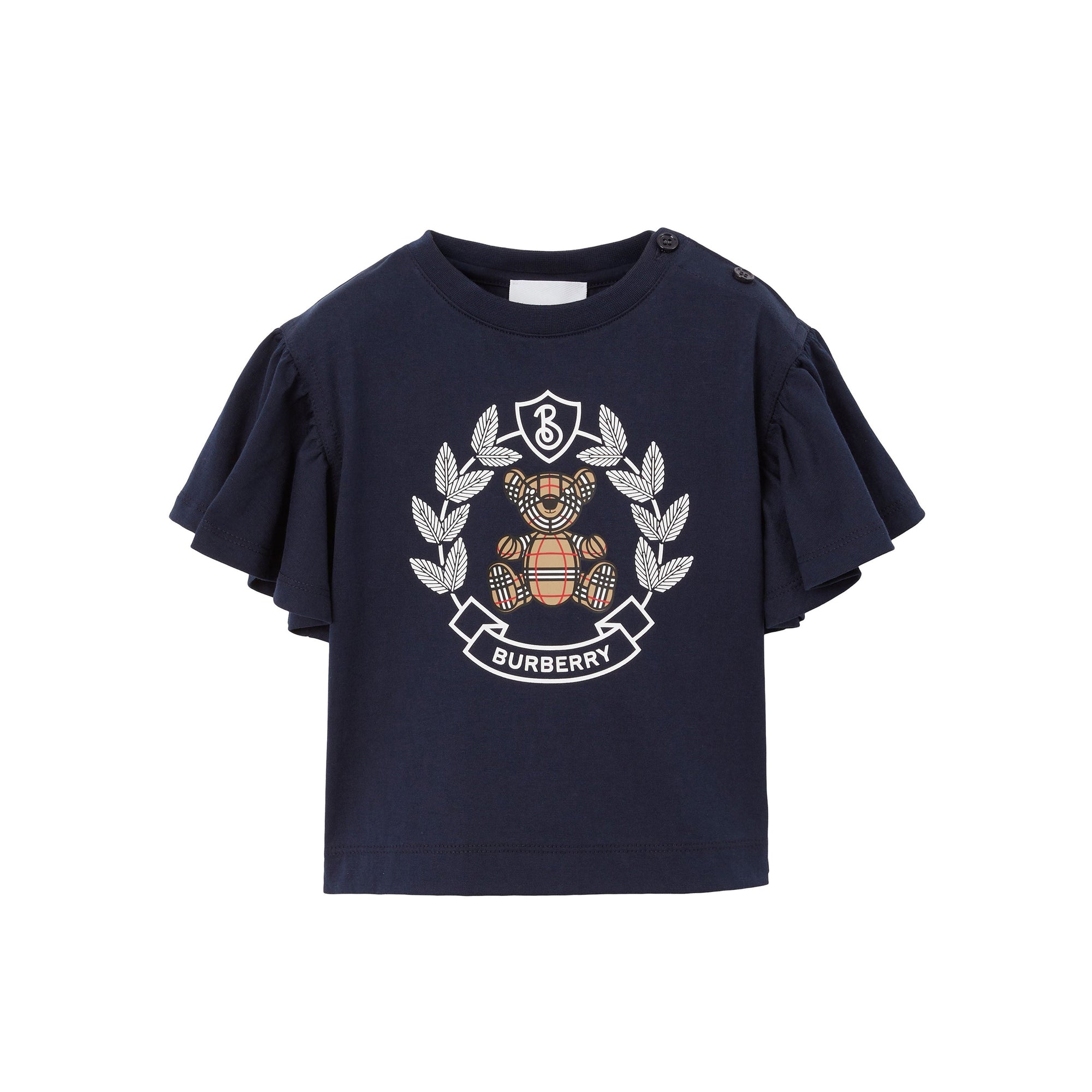 T-shirt en coton à imprimé Thomas Bear - Deep Charcoal Blue