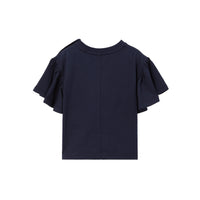 T-shirt en coton à imprimé Thomas Bear - Deep Charcoal Blue