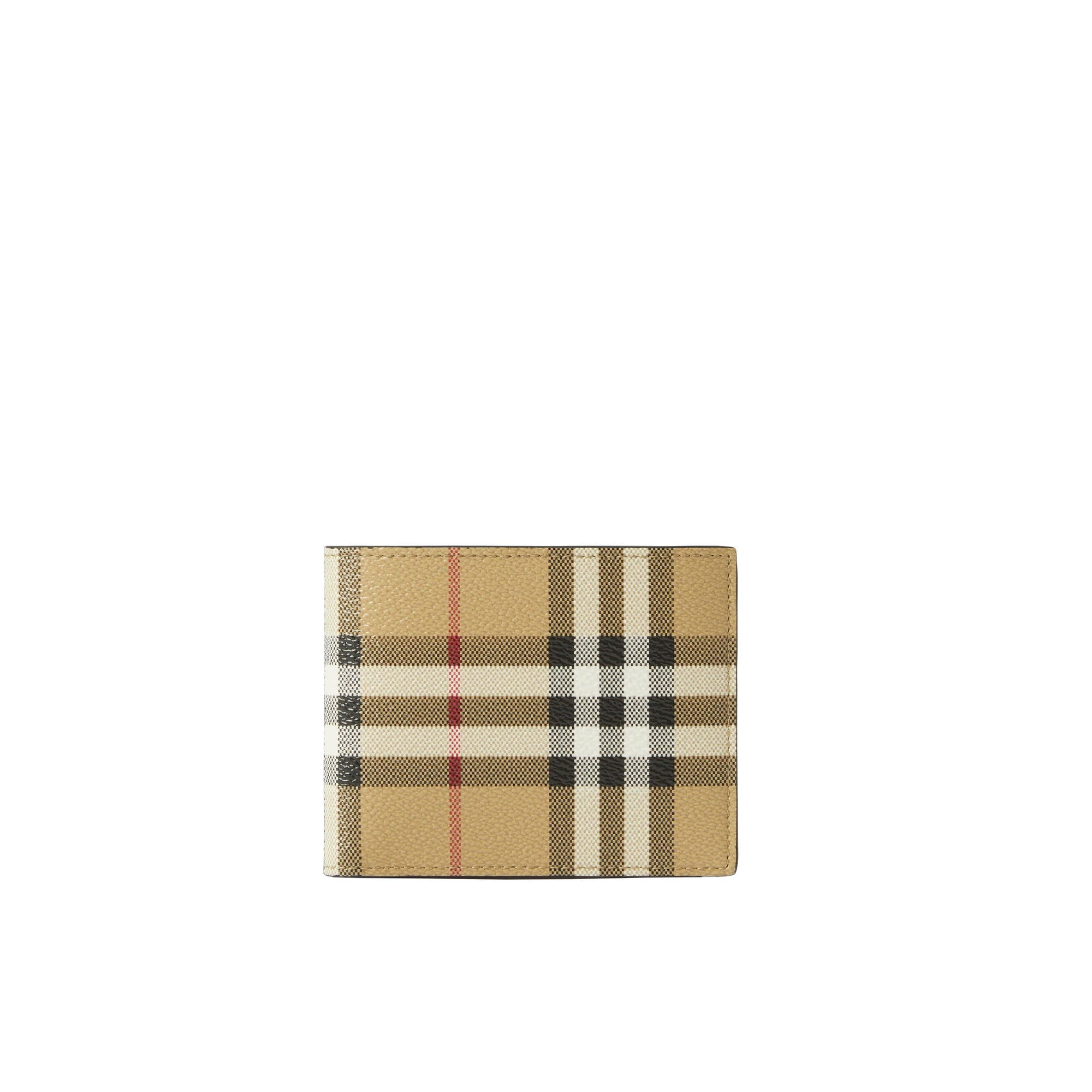 Portefeuille à deux volets - Archive Beige