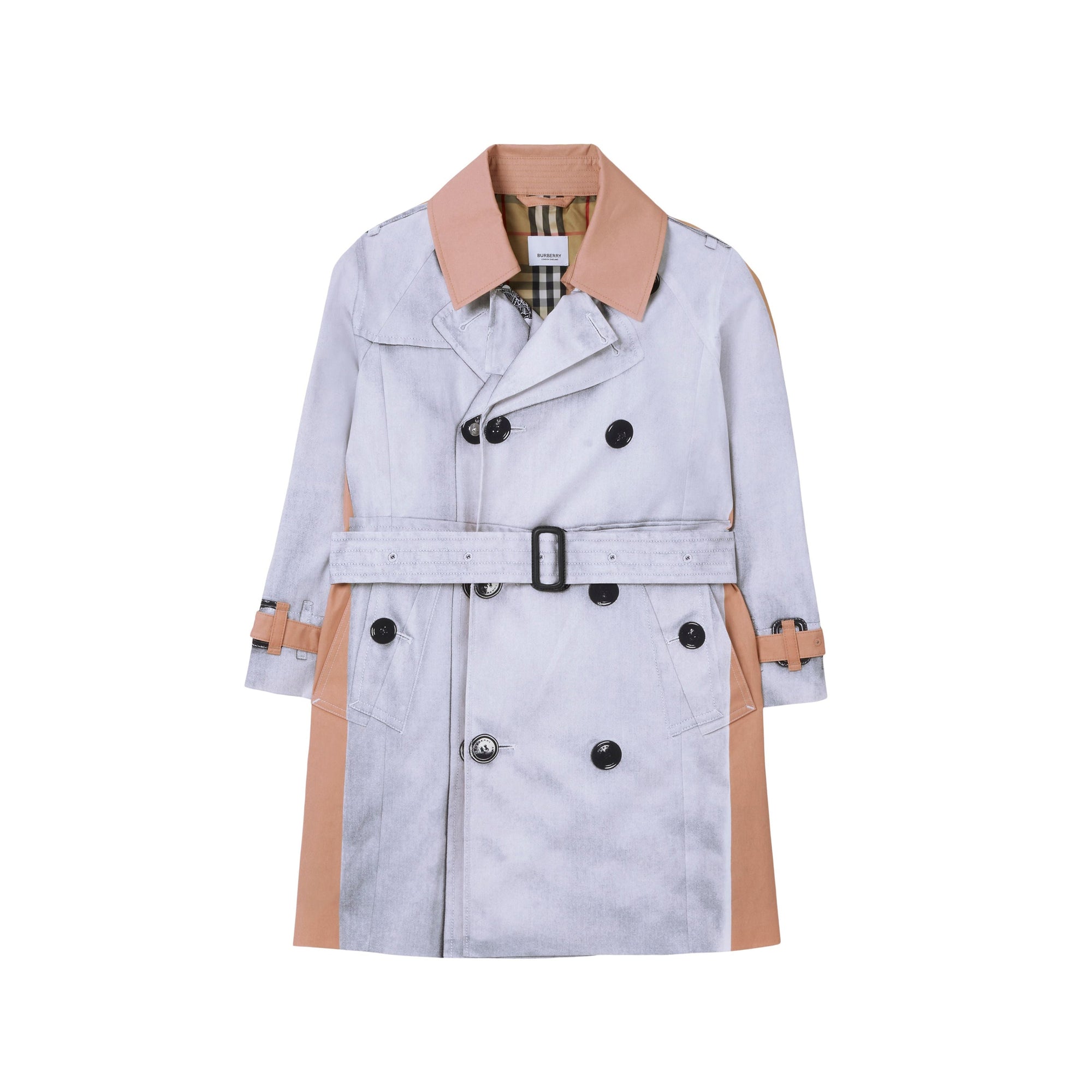 Trench-coat contrasté - Archive Beige