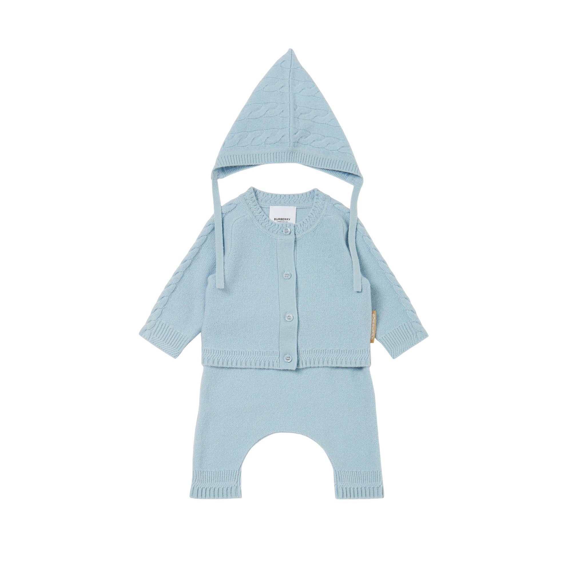 Coffret cadeau trois pièces en cachemire - Pale Blue
